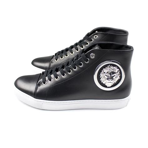 versus versace lion high top trainers|Versace Versus Lion Head High Top Sneaker White.